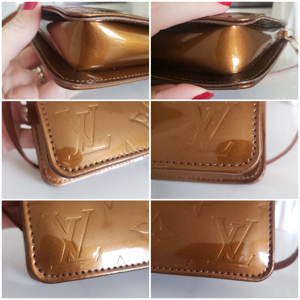 **SOLD** Authentic Pre-owned Louis Vuitton Lexington Vernis Pochette Bag - Picture 10 of 15